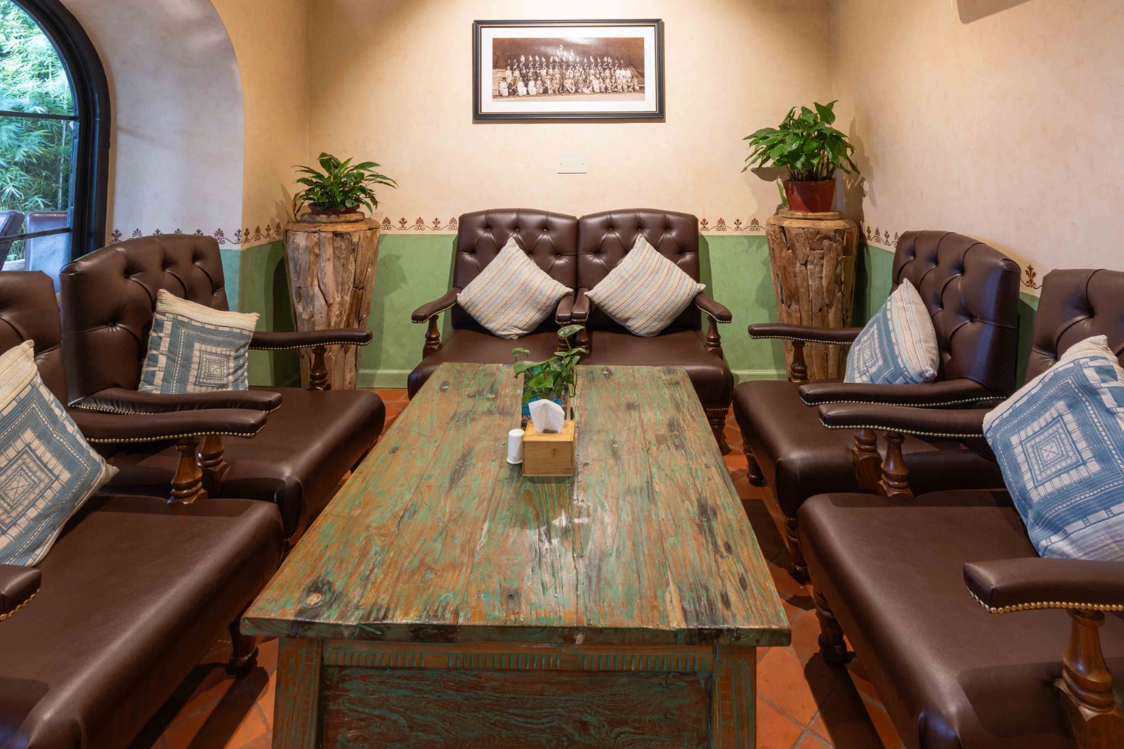 The lounge bar at Nepali Ghar Hotel